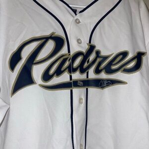 CHASE HEADLEY Signed San Diego Padres Jersey Signature Auto RARE MLB XL